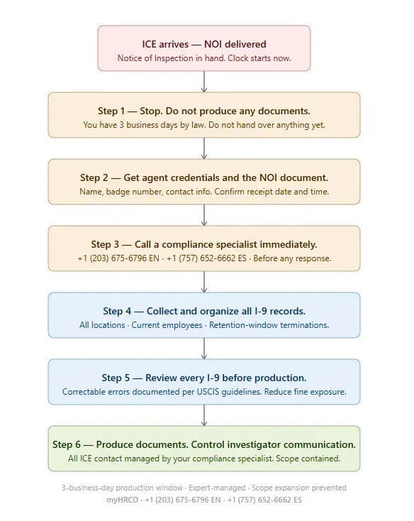 ICE audit restaurant
