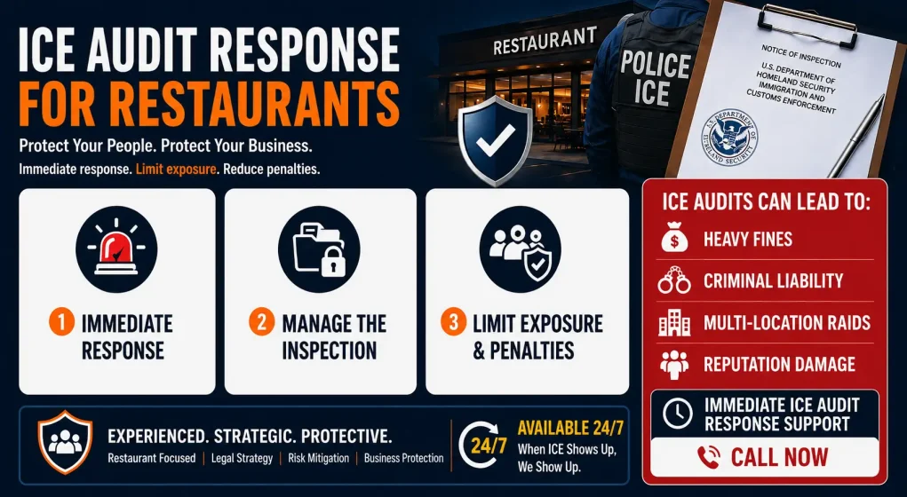 ICE audit restaurant