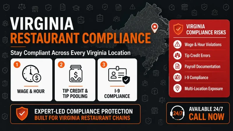 Virginia restaurant compliance 2026